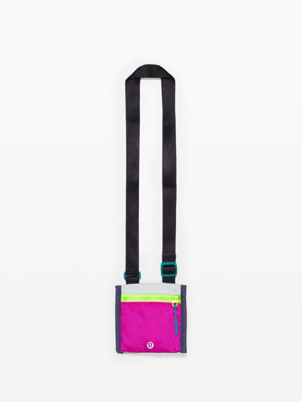 lululemon Ever Ready Crossbody Wallet pink yellow NWOT